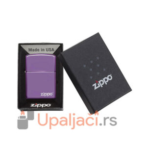 Zippo Upaljac Classic High Polish Purple+Zippo Logo