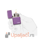 Zippo Upaljac Classic High Polish Purple+Zippo Logo