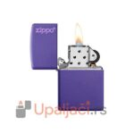 Zippo Upaljac Classic Purple Matte+Zippo Logo sa Plamenom