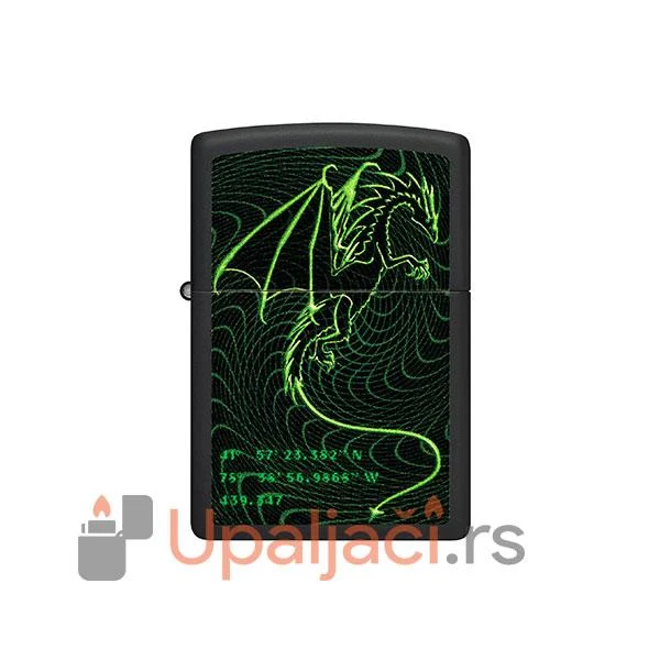 Upaljač ZIPPO Cyberpunk Dragon Design-Black Mate 4 Upaljač ZIPPO Cyberpunk Dragon Design-Black Mate