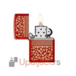 Zippo Upaljac iz Kolekcije Price Fighter 2022-Kimono Design Metalic Red-Plamen