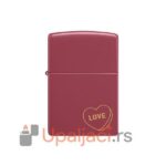 Zippo Upaljac iz Kolekcije Price Fighter 2022-Love Design Red Brick Prednja strana