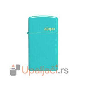 Zippo Upaljac Slim Turquoise+ZIPPO LOGO