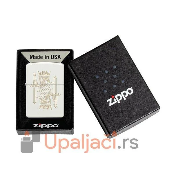Zippo Upaljač za Cigarete-Kralj i Kraljica Dizajn 6 Zippo Upaljač za Cigarete-Kralj i Kraljica Dizajn poklon kutija