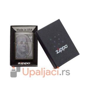 Zippo Upaljači Black Ice-Currency Design 100$ Kutija