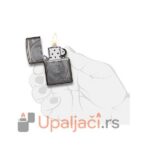 Zippo Upaljači Black Ice-Currency Design 100$ u Ruci