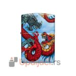 Zippo Upaljači za Cigarete-Dragon Design Prednja strana