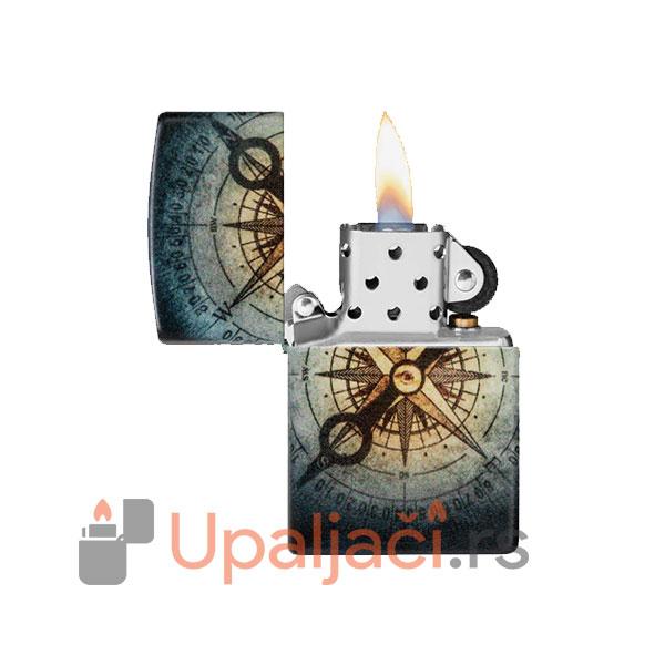 Upaljači Zippo Compass Ghost Design-Plamen