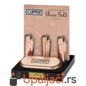 CLIPPER Metalni Upaljac - Gold Rose Limited Edition