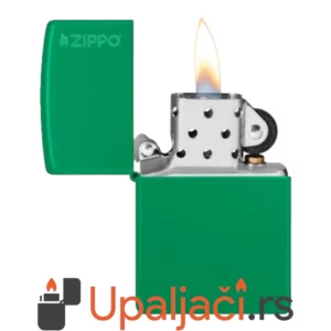 Zippo Upaljač Grass Green + Zippo Logo