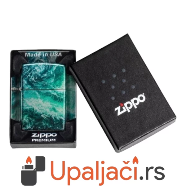 Zippo Upaljač Rogue Wave Design 48621 Poklon Kutiji