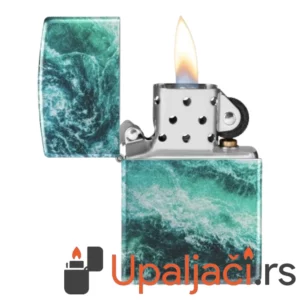 Zippo Upaljač Rogue Wave Design sa plamenom