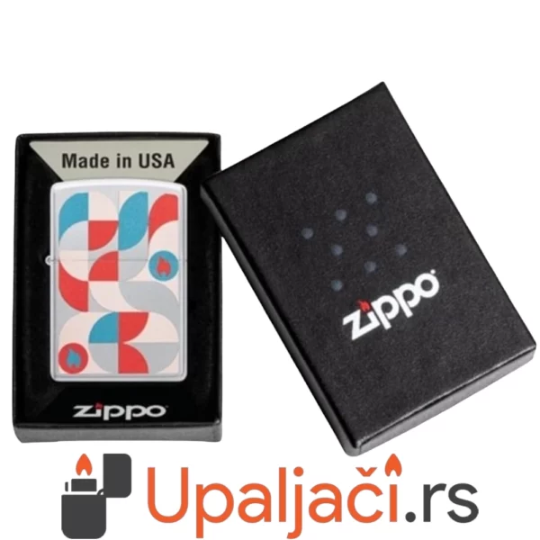 zippo upaljac 48712 geometric design pesevski