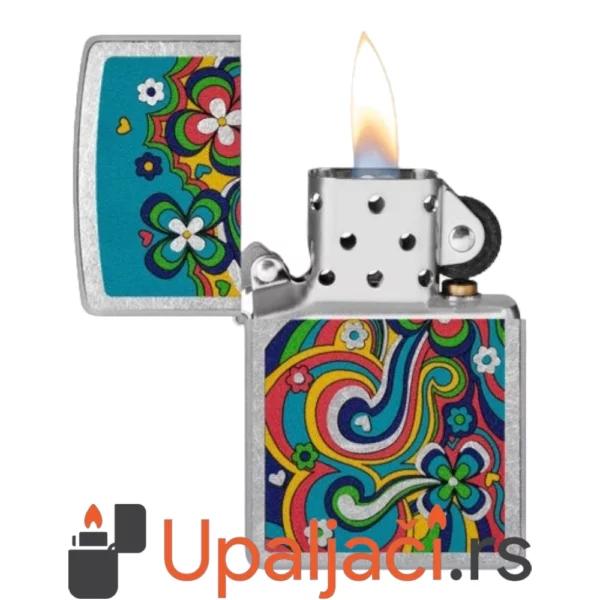 Zippo Upaljač Flower Power Design