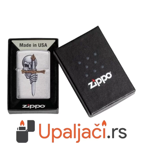 Zippo Upaljač Sword Skull 49488