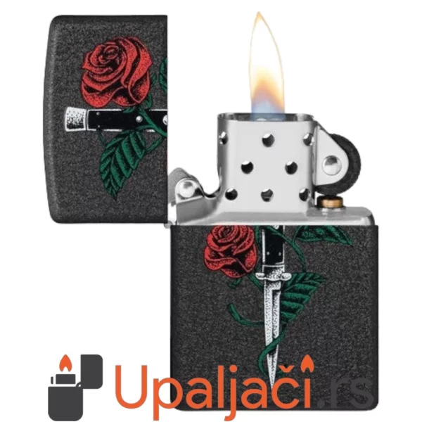 Zippo Upaljač Rose Dagger Tattoo