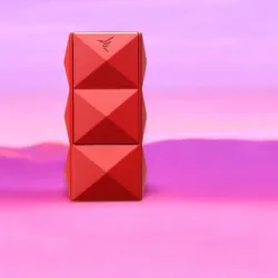 Colibri QUASAR Crveni Upaljač sa 2 Plamena + Bušač za Tompuse