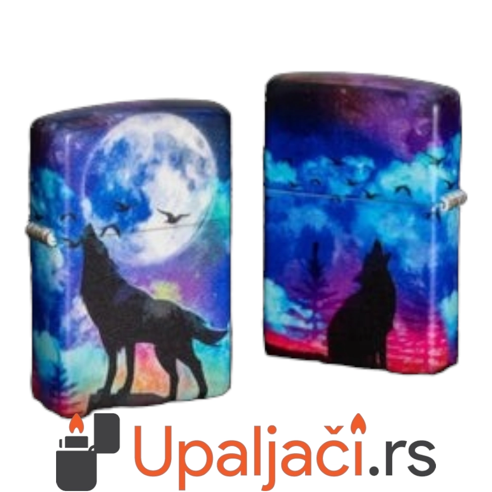 ZIPPO upaljac Wolf Design obe strane