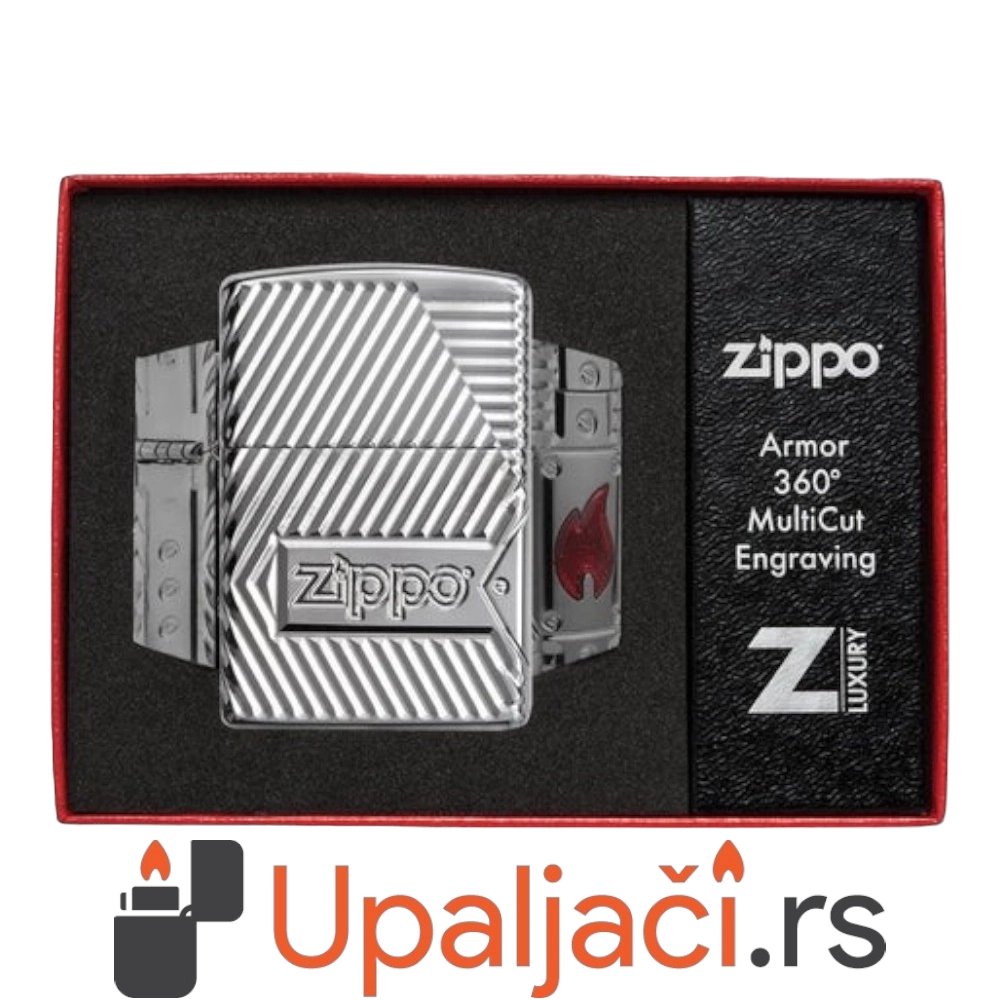 Zippo Upaljac Bolts Design 29672 Poklon kutija