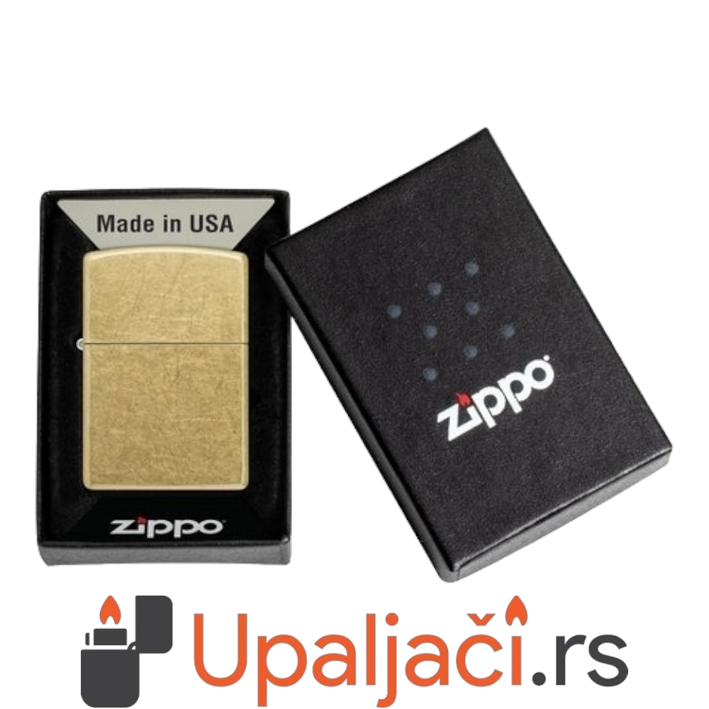 Zippo Upaljac Classic Street Brass 48267 u poklon kutiji