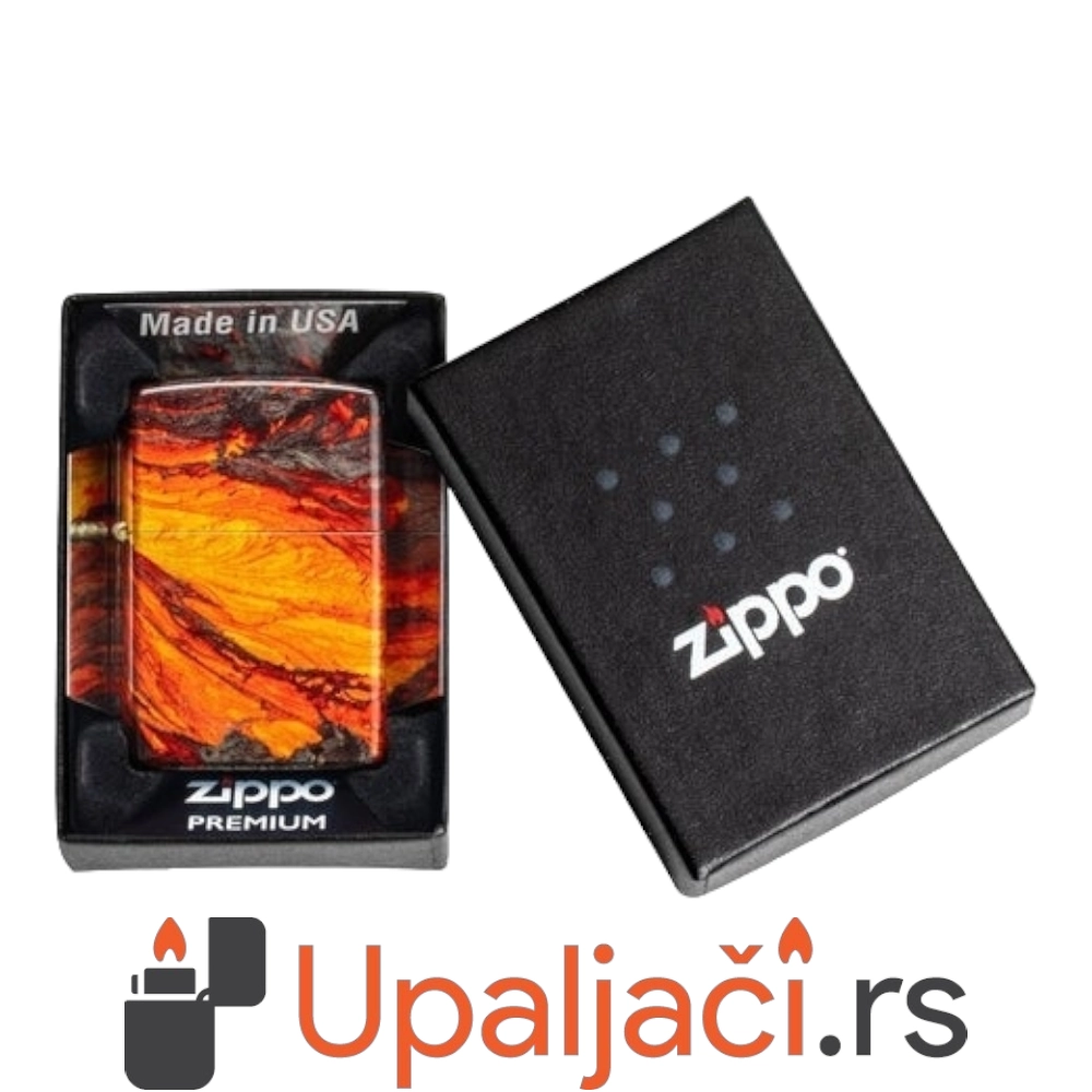 Zippo Upaljac Lava Flow Design 48622 poklon kutiji