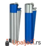 CLIPPER Blue-Silver Metalni Kremen Upaljači - Image 2
