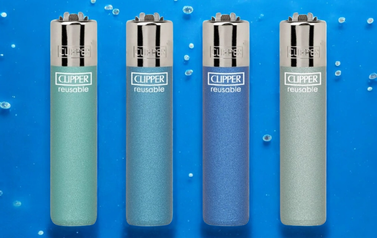 Clipper Metallic Aqua - Kolekcija 4 Upaljača