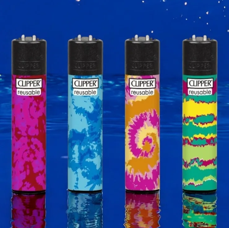 Clipper Tie Dye - 4 Šarena Upaljača