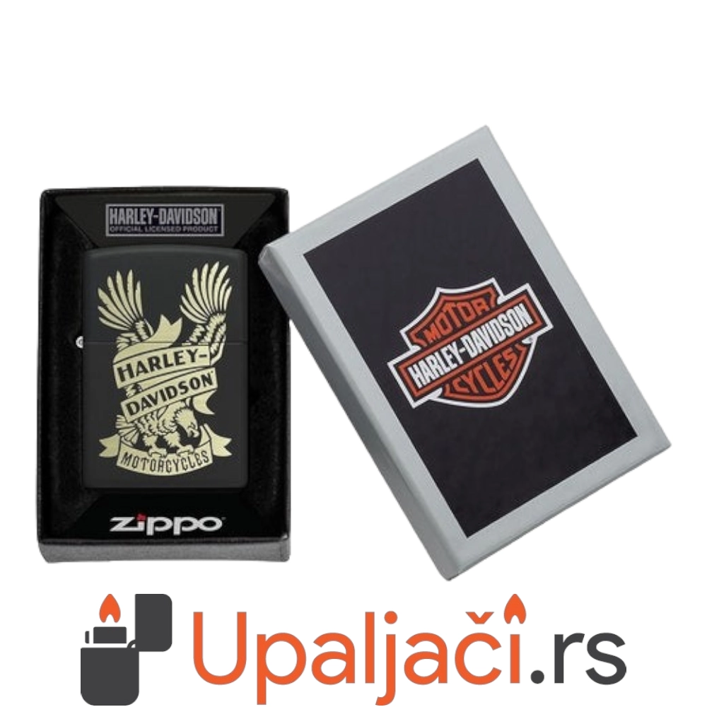 poklon kutija Zippo upaljac Harley Davidson 49826