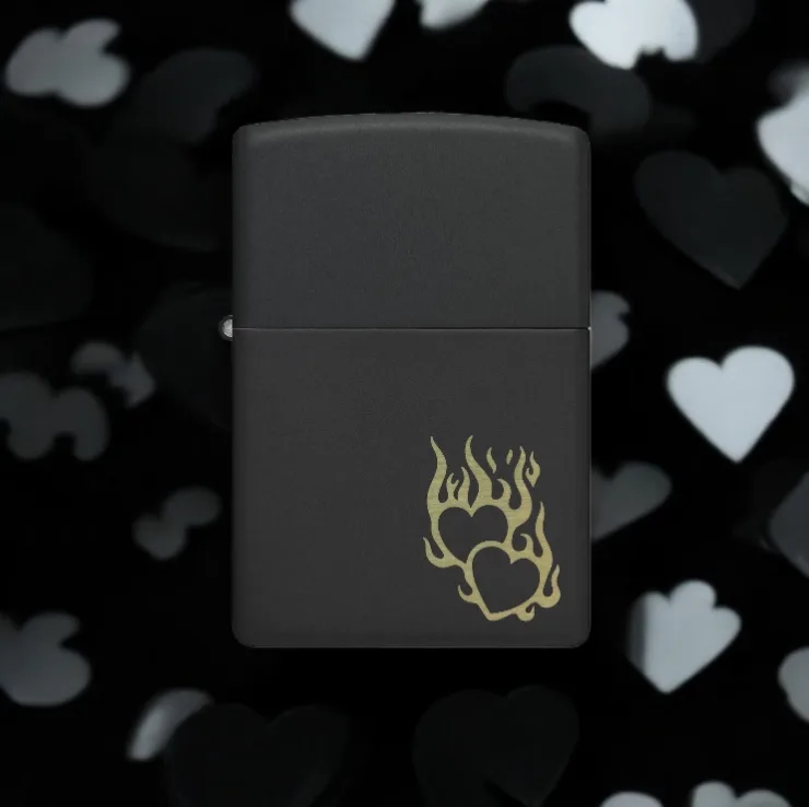 Zippo Fire Hearts Dizajn Upaljač za cigarete