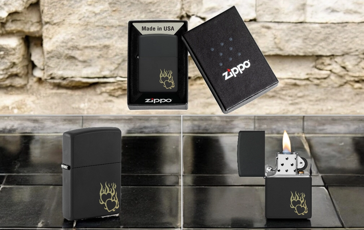 Upaljač Zippo Fire Heart Dizajn