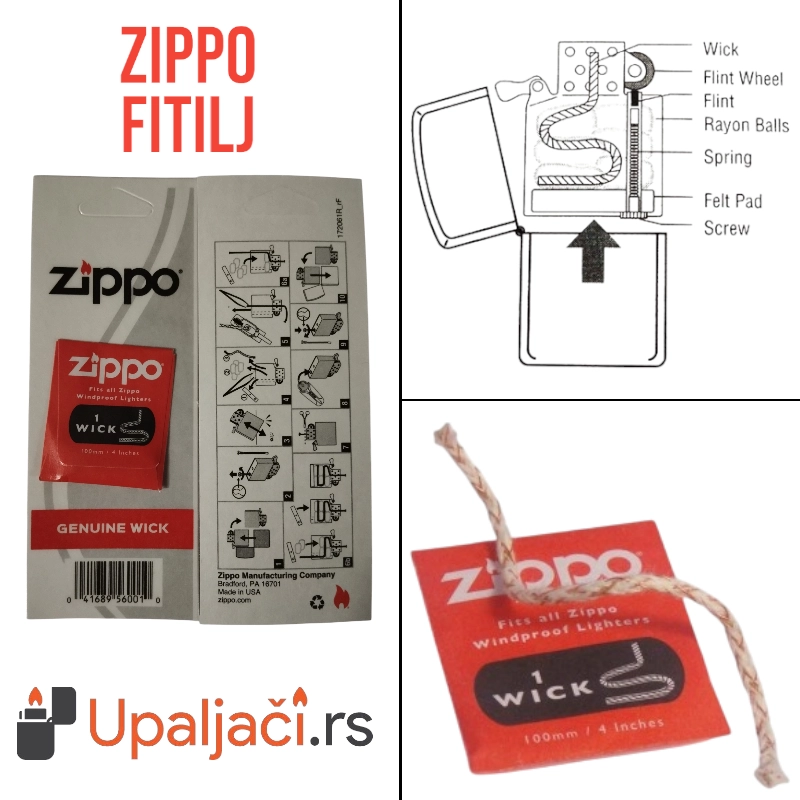 Zippo Fitilj za Original Zippo Upaljače