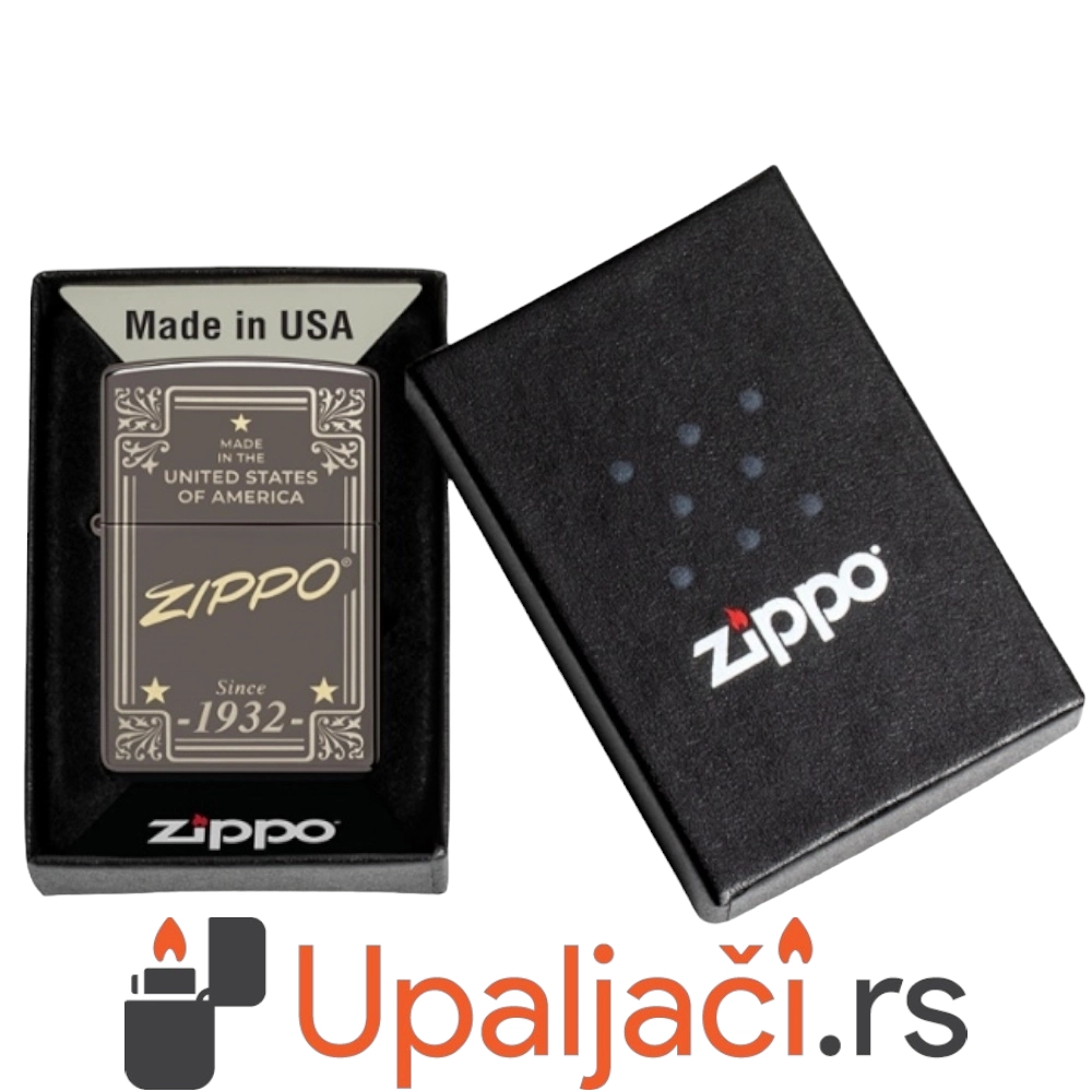 zippo upaljac 48715 zippo framed logo pesevski
