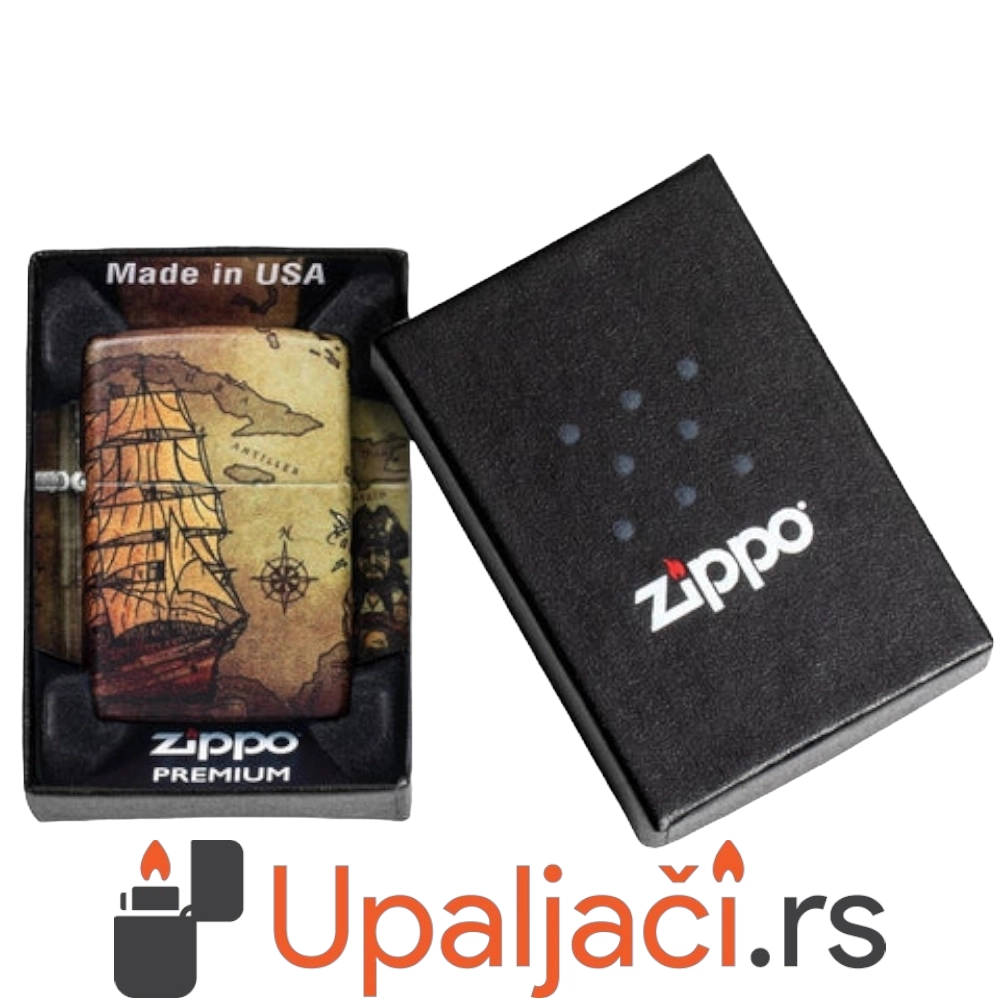 zippo upaljac 49355 pirate ship design pesevski