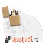 Zippo Upaljač Armor Brushed Brass - Image 2