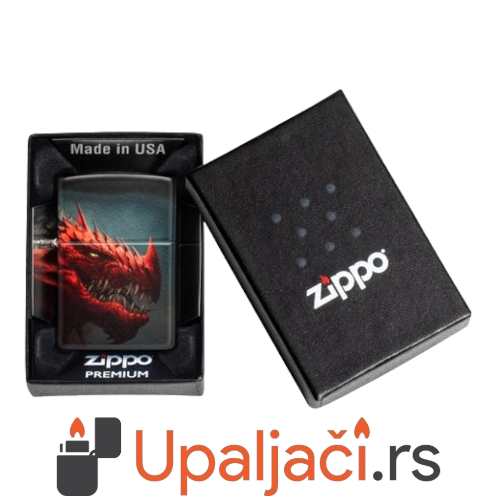 zippo upaljac Dragon Design poklon kutija