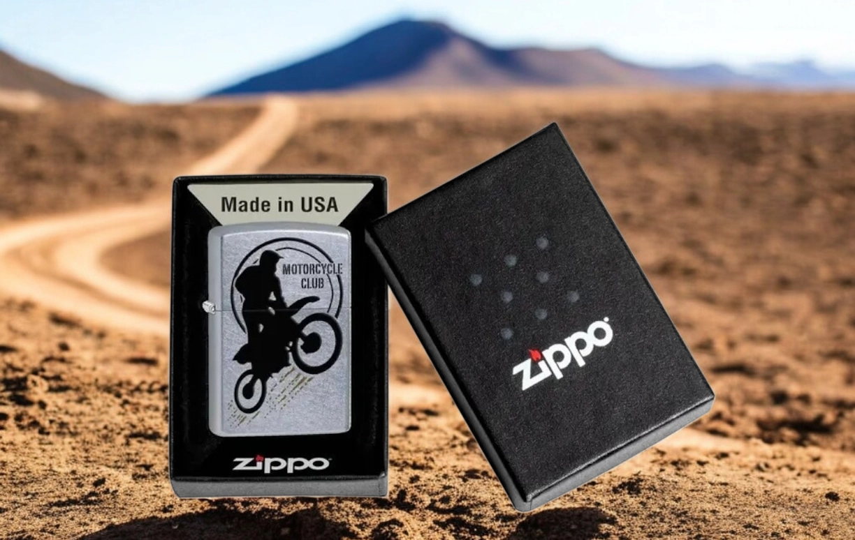 zippo upaljac motorbike club pesevski