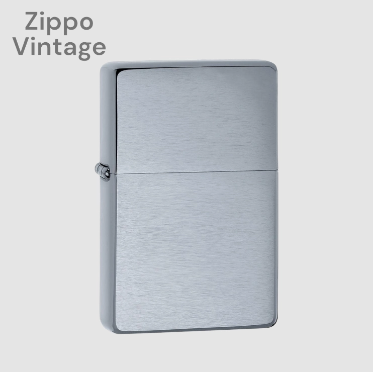 Zippo Upaljač Vintage Brušeni Hrom