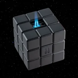 Colibri Heritage Cube Stoni Upaljač za Tompuse - Crni