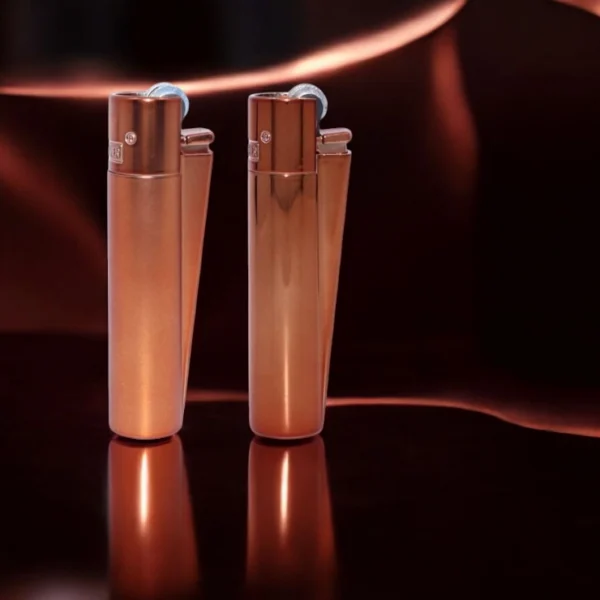 CLIPPER Dark Rose Gold Metalni Upaljač
