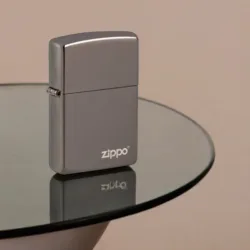 Upaljač Classic Black Ice+Zippo Logo