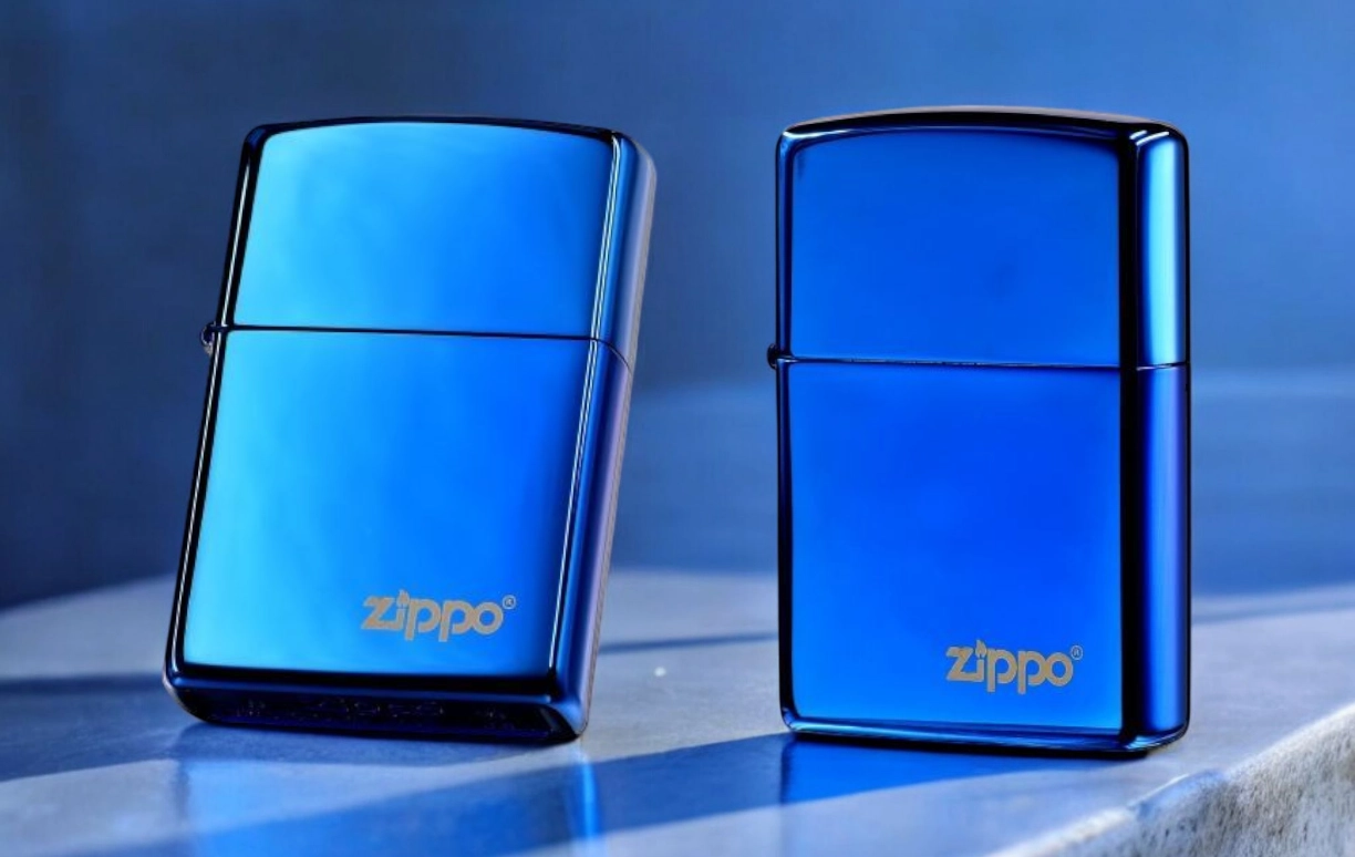 Upaljači Zippo High Polish Blue Zippo Logo