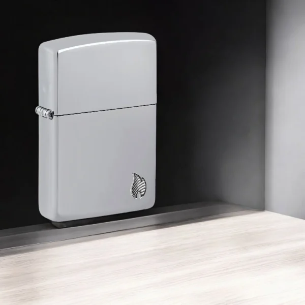 Upaljač Zippo Armor Flame Deep Carve Armor High Polish Chrome