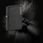 Upaljači Zippo Black Crackle Zippo Logo
