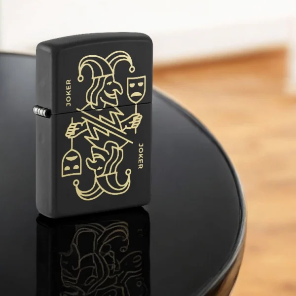 Metalni upaljač Zippo Joker Card sa Maskom