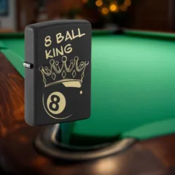 8 Ball King - Upaljač Zippo za Šampiona Bilijara
