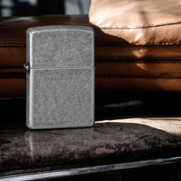 Zippo Classic Antique Silver Plate