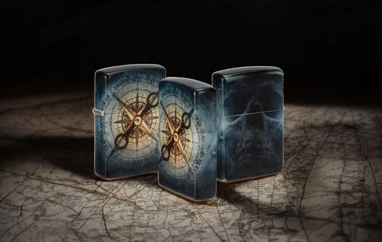 Upaljači Zippo Compass Ghost Design