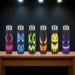 Upaljači Clipper Horror Masks – crna podloga i horor maske u fluorescentnim bojama, 6 različitih dizajna.