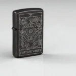 Zippo Wheel of Fortune – Tarot Točak Sreće u Crnom Sjaju